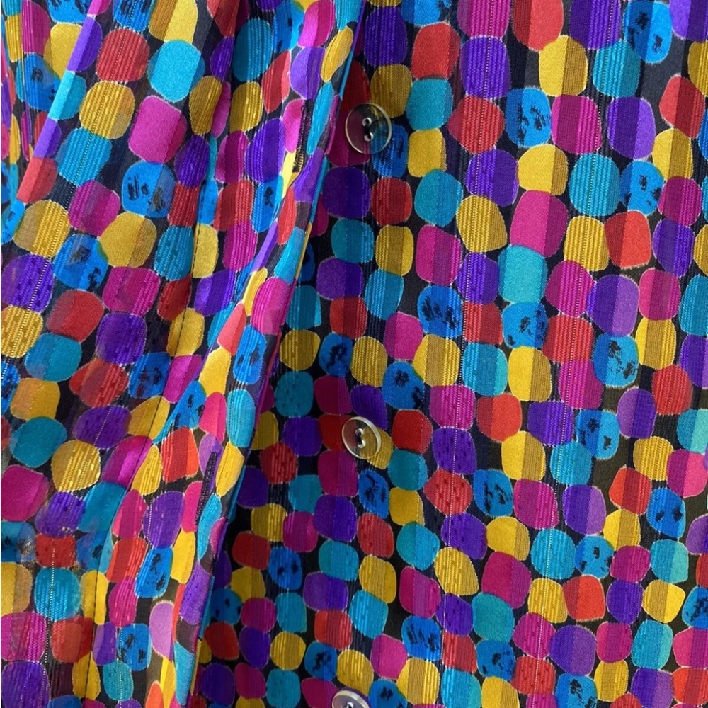 Vintage 90s Y2K Collections by‎ Josephine Long Sleeve Blouse Size 6 - Picture 6 of 12
